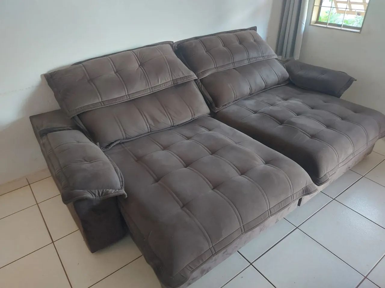 Sofá Retrátil Reclinável 