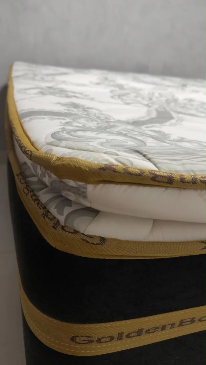 Colchão +Base Queen com pillow top - Foto 5