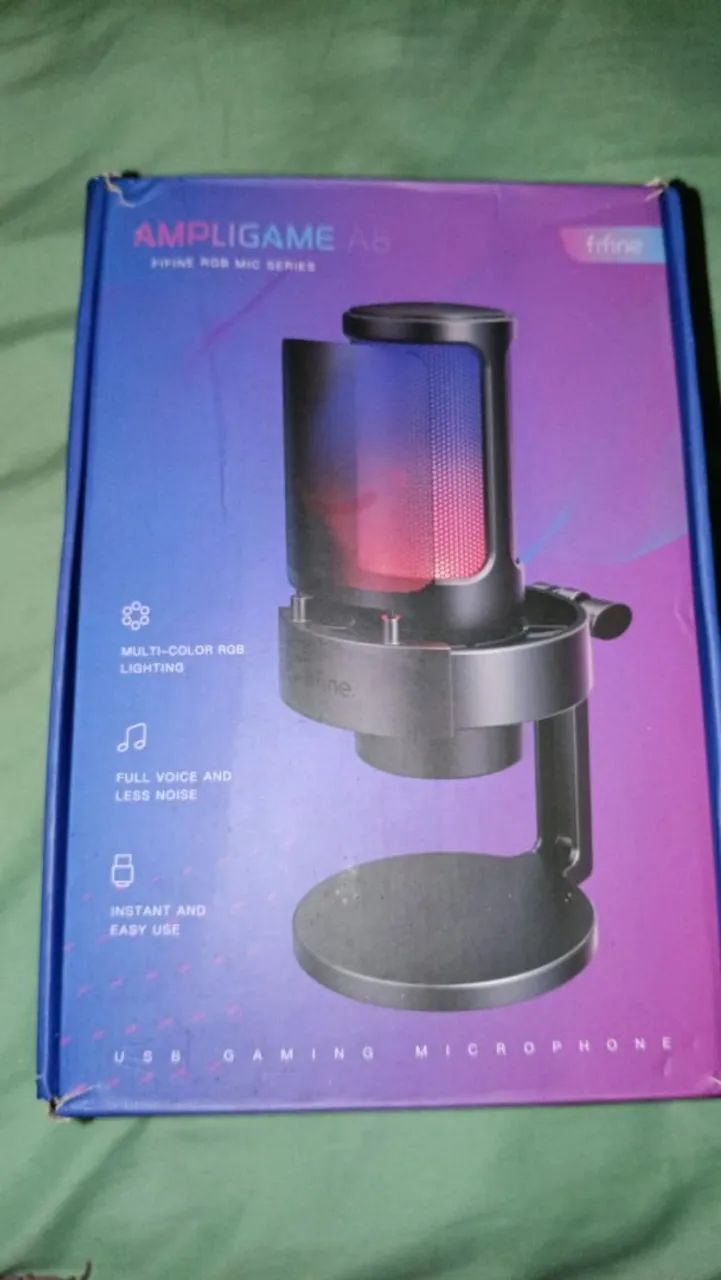 MICROFONE FIFINE A8 + BRAÇO ARTICULADO - SEMINOVO - Foto 2