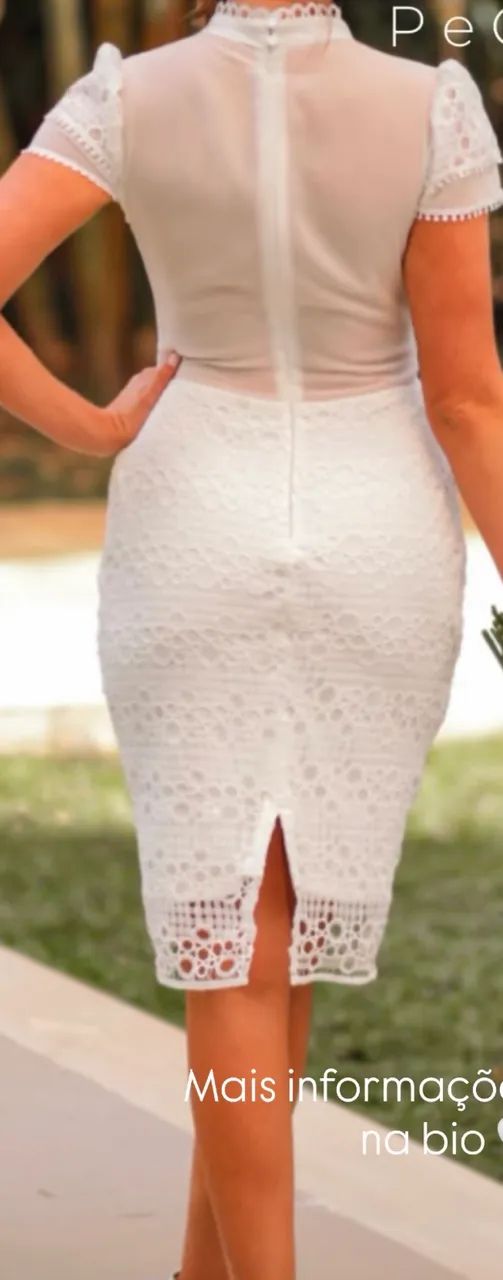 Vestido em renda guipir  - Foto 5