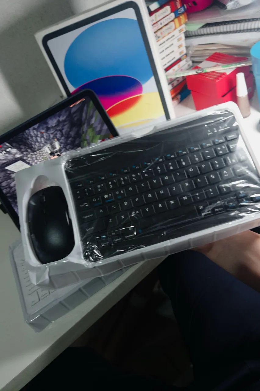 Kit teclado e mouse Bluetooth  - Foto 2