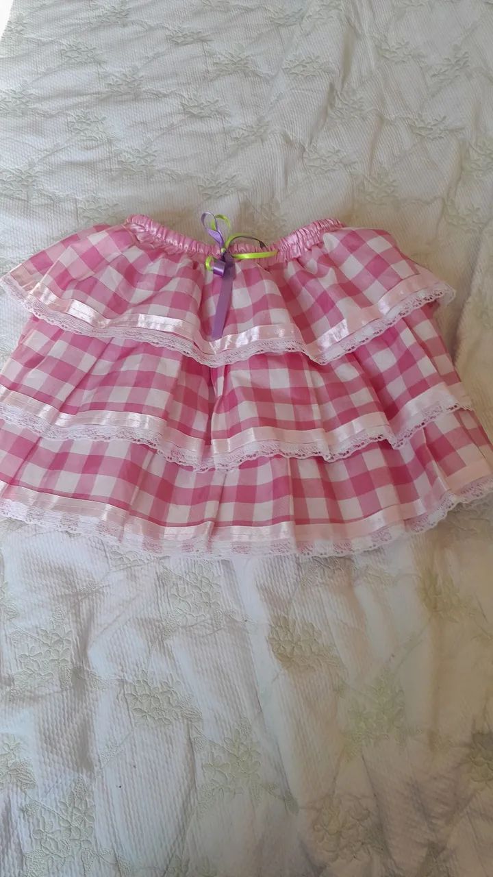 Saia junina rosa - Foto 2