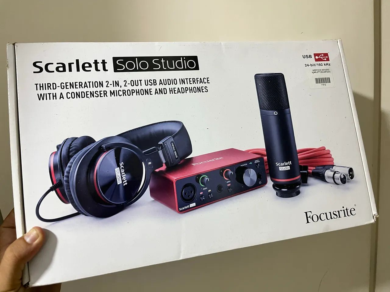 Kit focusrite 3 geração - Microfones e Gravadores - Barra da