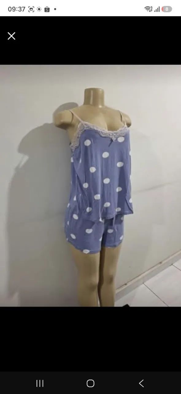 Baby doll feminino bolinhas  - Foto 3