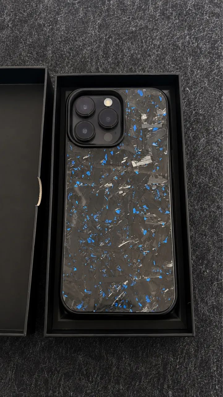 Capa Iphone 14 Pro Max - Carbono forjado 