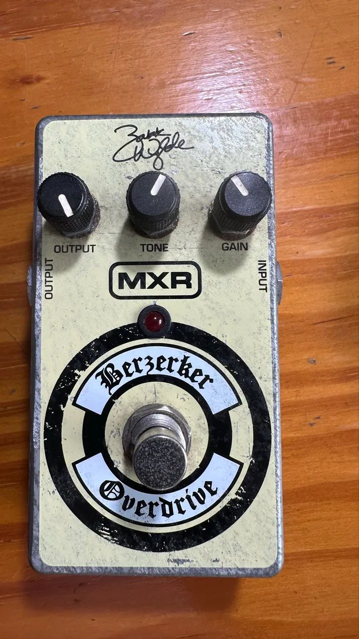 Pedal Zakk Wylde Mxr Zw44 Berzerker Overdrive (Usado