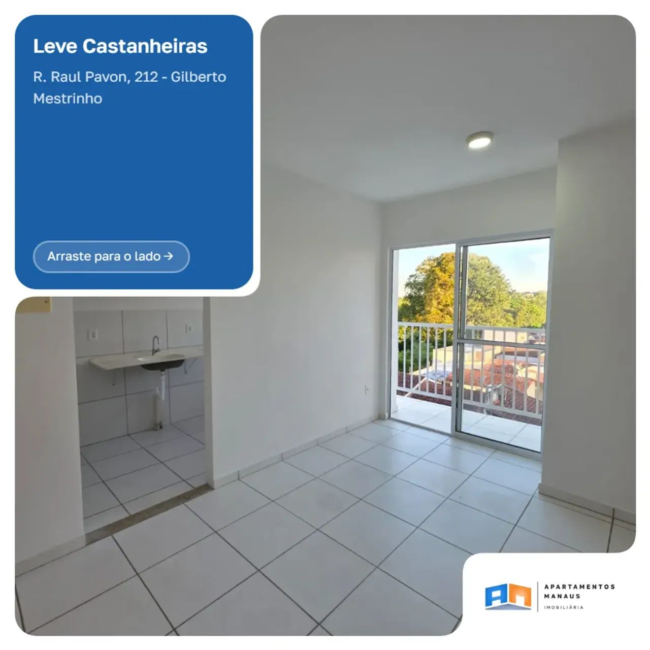 Leve Castanheiras - 2 Quartos - Gilberto Mestrinho - Foto 3