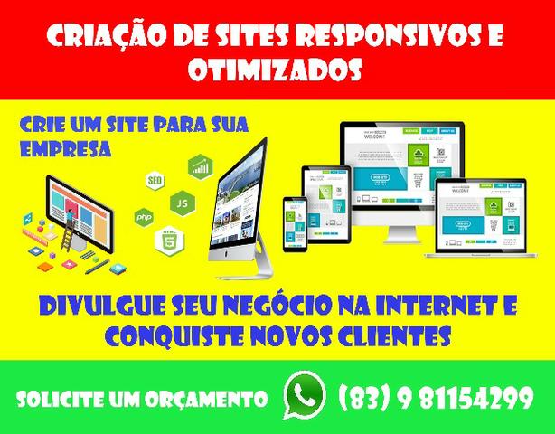 Divulgue sua Empresa na Internet Crie um Site Profissional Agora mesmo!