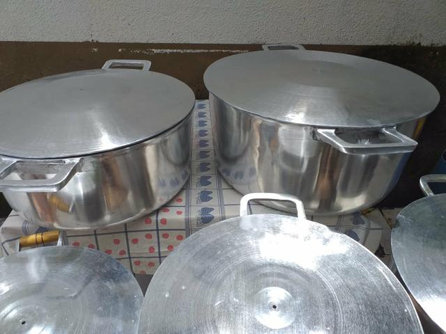 Panelas de alumínio batido pra restaurantes - Foto 3