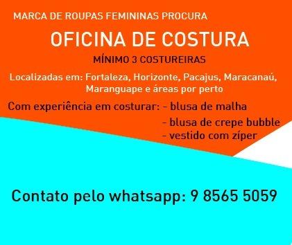 Procuro oficina de costura