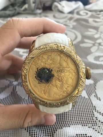 Yakuza S2 automático Branco com dourado