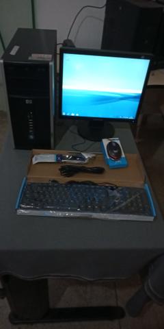 Computador Hp completo - (teclado, mouse e cabos novos) R$ 299,00