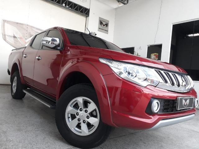 Mitsubish L200 Triton Hpe Sport 2.4 4x4 Cd 16v Tb 2017/2018 Vermelho Blindado - Foto 4