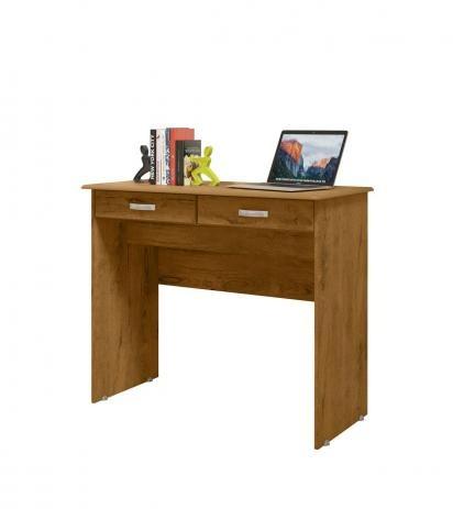 Escrivaninha Mesa Computador Quarto Escritorio Ej 2 Gavetas - Foto 5