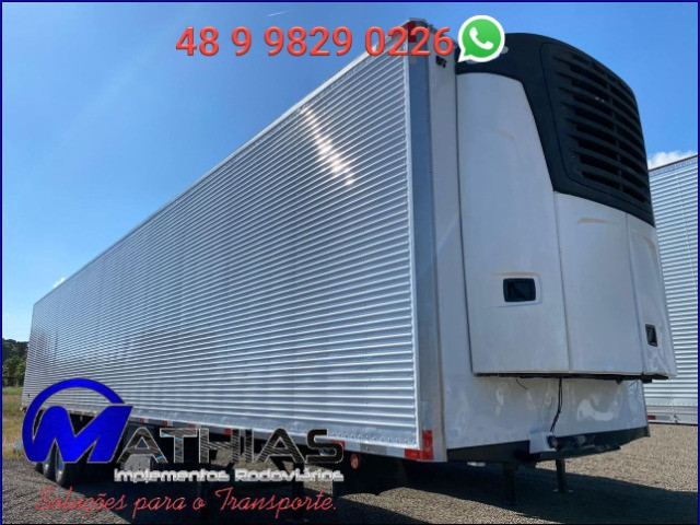 Carreta frigorífica 28 pallets Paleteira e gancheira usada Mathias Implementos - Foto 3