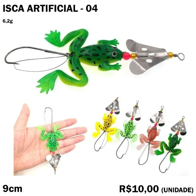 Isca Artificial Perereca Sapo Sapinho