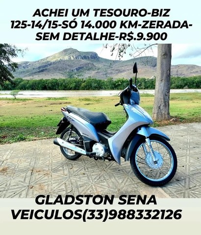 BIZ-125-14/15-ZERADA-APENAS 14.000 KM-UMA RELIQUIA-SEM DETALHE-NUNCA CAIU