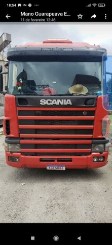 Scania 124/420 eletrônica motor novo uns 75 mil km mas ou menos 