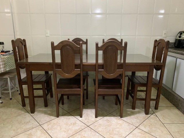 Mesa de jantar com 6 cadeiras - Foto 5