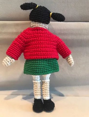 Amigurumi chiquinha turma do chaves  - Foto 4