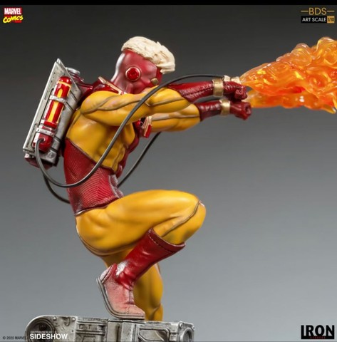 Pyro X-Men Iron Studios  - Foto 6