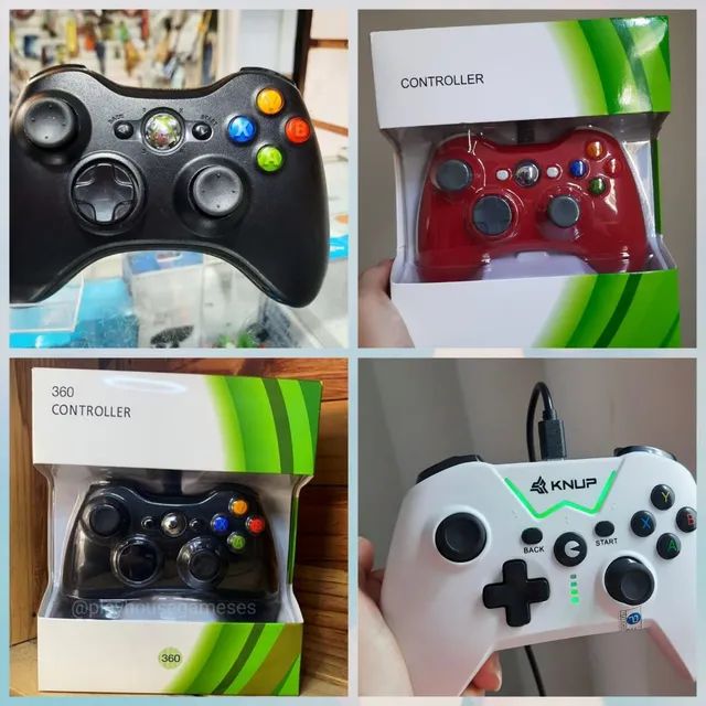 Controle Xbox 360 diversos modelos  - PLAYHOUSE