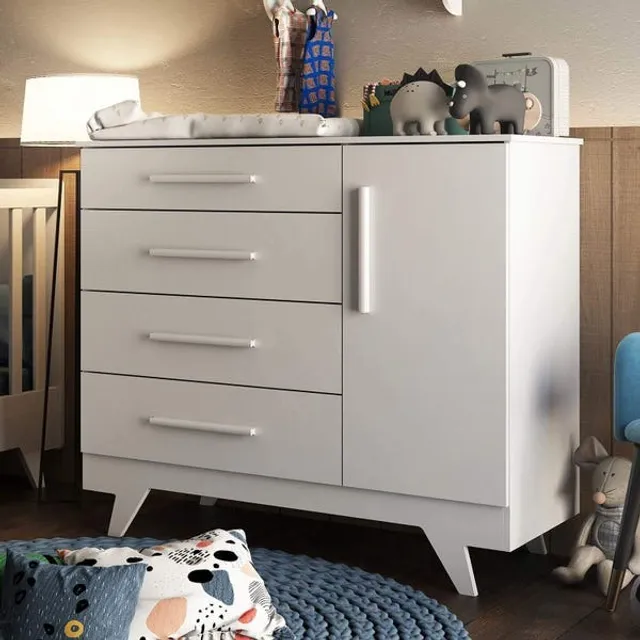 Comoda Retro Lisa 100% MDF C/ Portas (Nova)