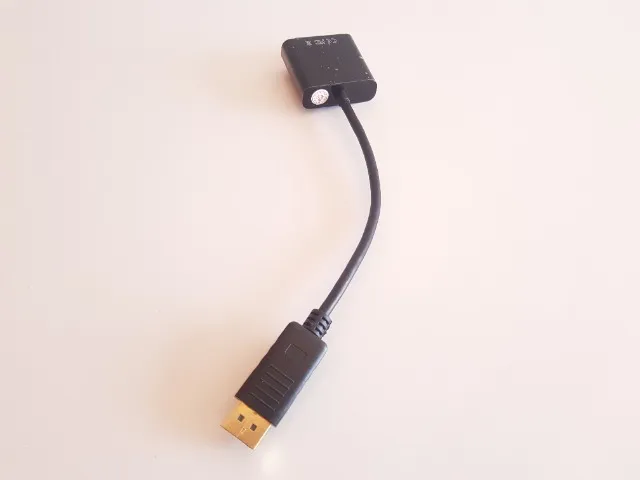 Cabo Adaptador Original Displayport X Dvi Fêmea 20cm Novo