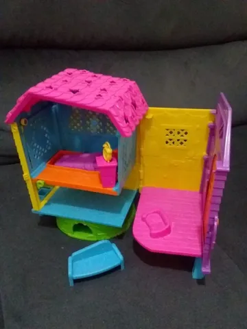 Casinha Tema Polly Pocket Mdf para brincar