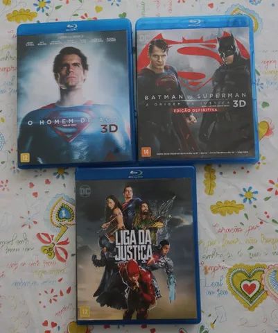 Blurays Homem de Aço, Liga da Justiça e Batman vs Superman - Foto 6
