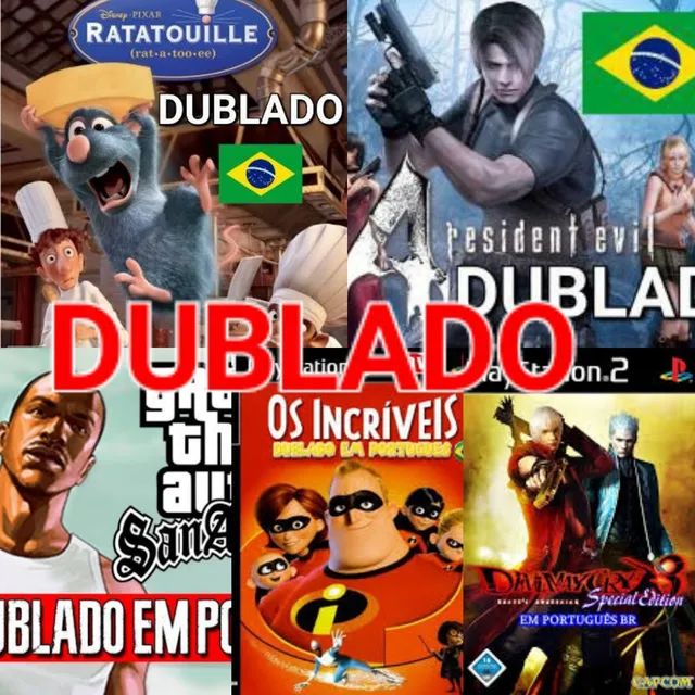 Resident Evil 4 Dublado Mídia Física Playstation 2