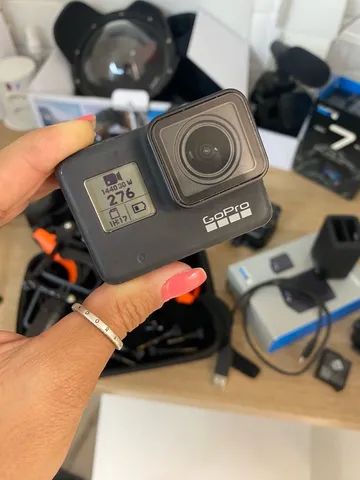 GoPro hero 7 com vários acessórios 