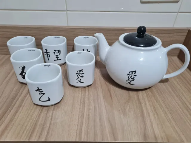 Antigo Jogo Para Bolo Em Porcelana Japonesa 6939 Rrdeco