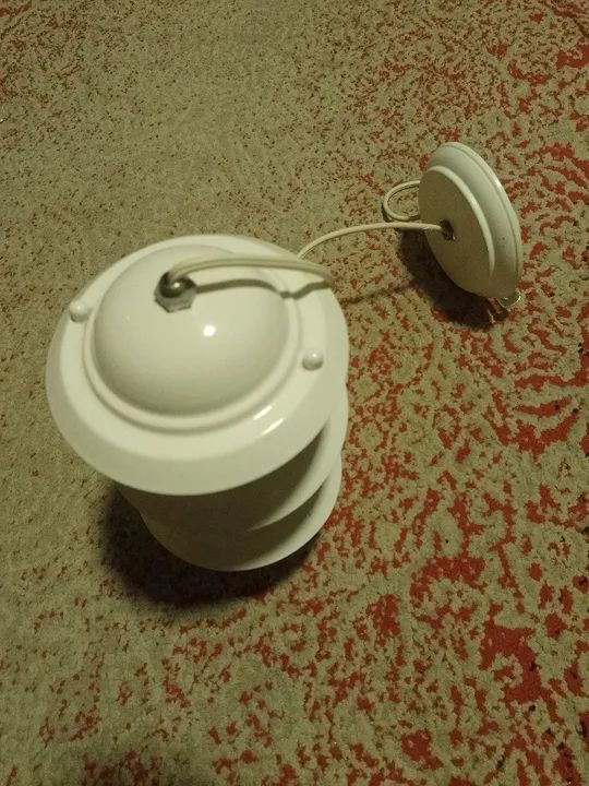 Lustre de Teto Branco com 3 Níveis - Foto 2