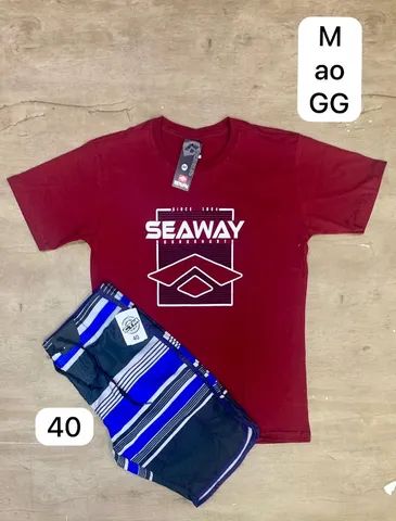 Conjunto Camisa  Bermuda Tactel - Foto 4