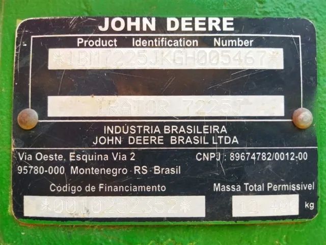 Trator John Deere 7225j ano 2016 - Foto 2
