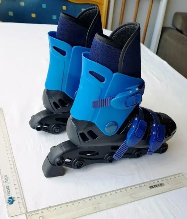 Patins Roller Inline - Usado - Anos 90 - Para Aproveitamento - Sem Rodas  - Foto 5