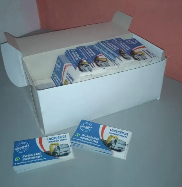 1.000 Cartão de Visita 9x5cm em Offset! - Foto 2