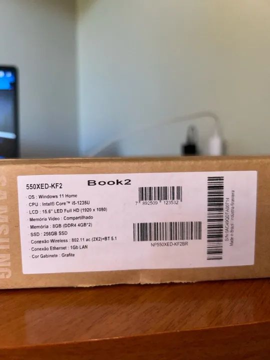 Notebook Galaxy Book 2 -  Intel Core i5 - 8GB RAM - 256GB SSD - Tela 15.6" - Foto 5