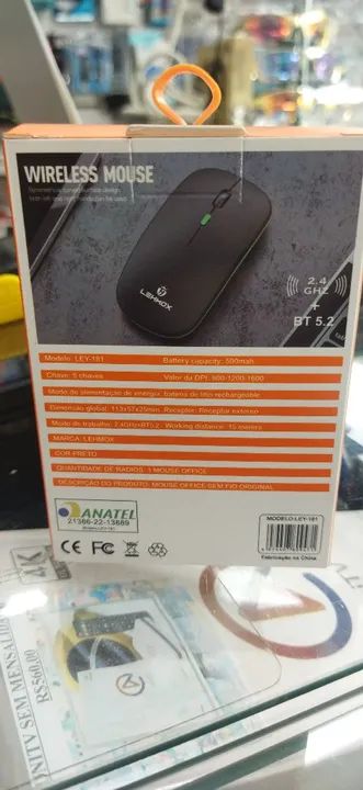 Mouse sem fio recarregável  - Foto 2