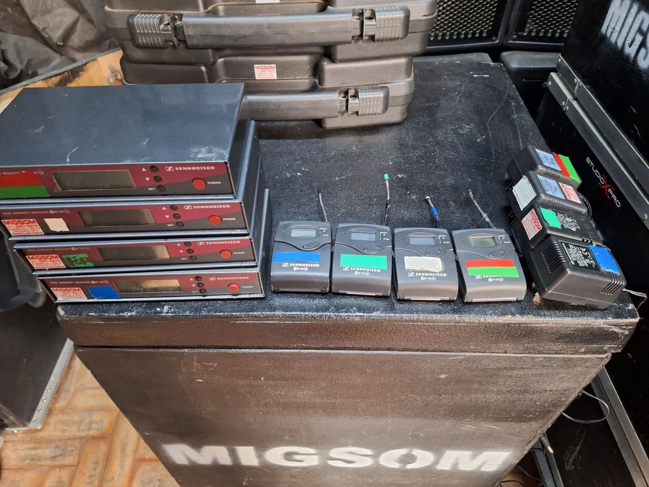 Microfone sennheiser G2 head set lapela 