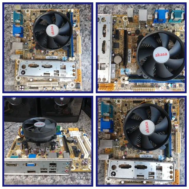 kit 1155/core i5-3330/pcware ipmh61r2/8gb-ddr3/cooler, espelho e pasta