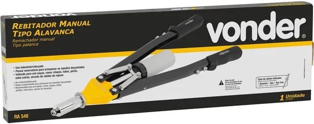 Rebitador Manual Tipo Alavanca Ra 540 - Foto 3