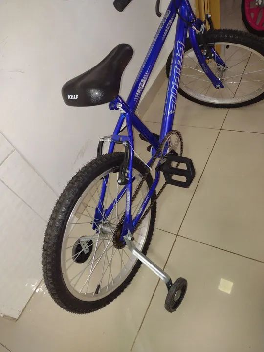 Bicicleta Infantil Azul - Foto 2