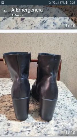 Bota cano curto