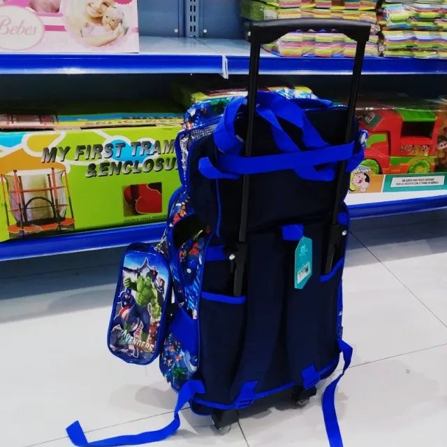 Mochila Com Rodinha Kit 3pçs Huck Da22255 Promoç Dy - Foto 5