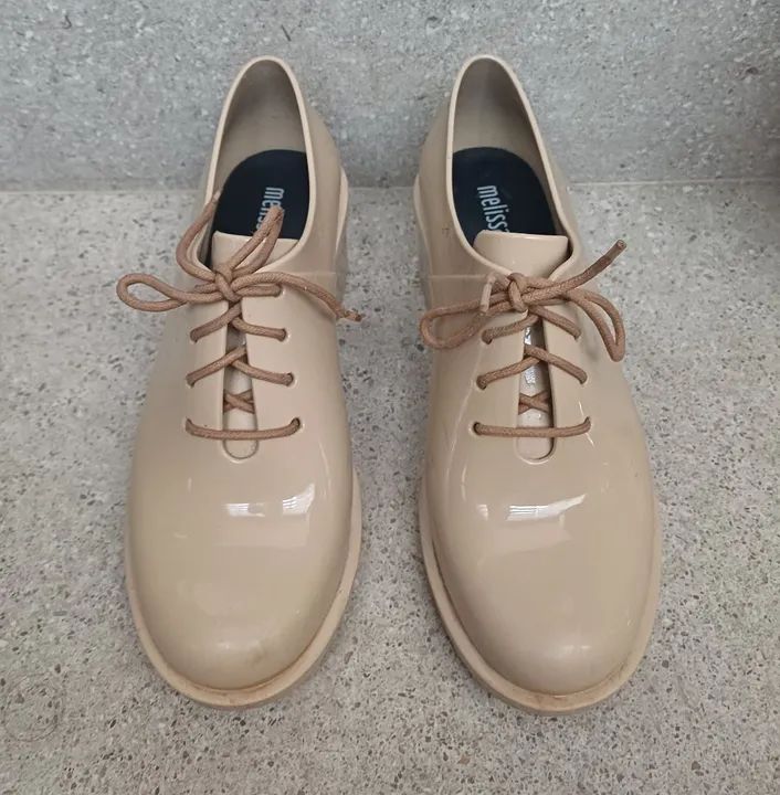 Sapato Melissa Oxford Bege tamanho 34
