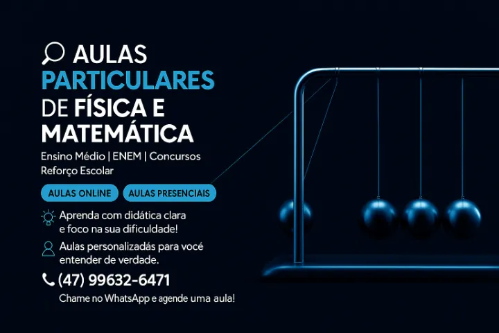 Aulas particulares de Física e Matemática