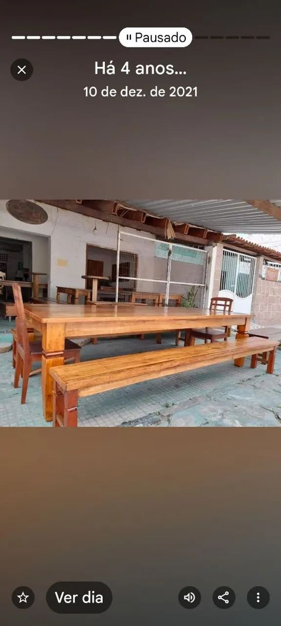 Mesa tem madeira de lei Nobre - Foto 3