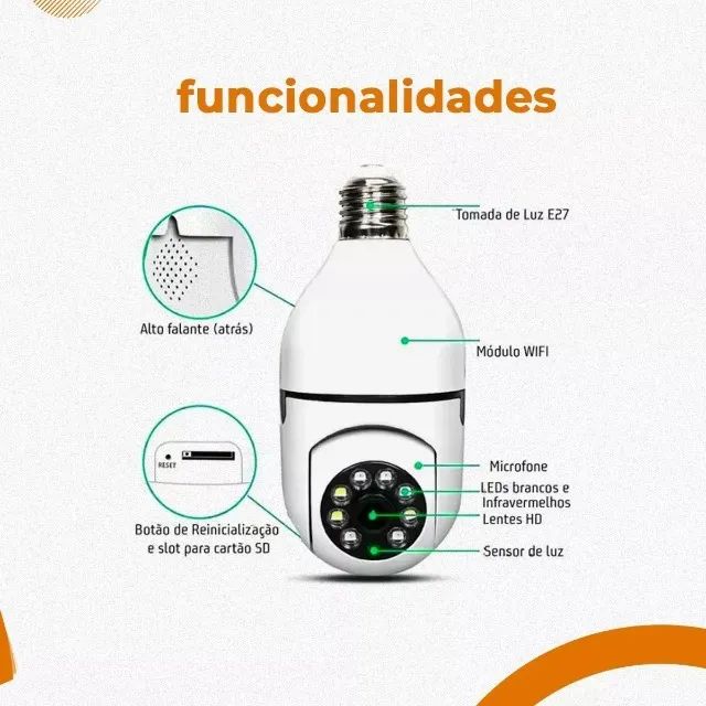 Câmera De Segurança Ip Wifi  - Foto 6